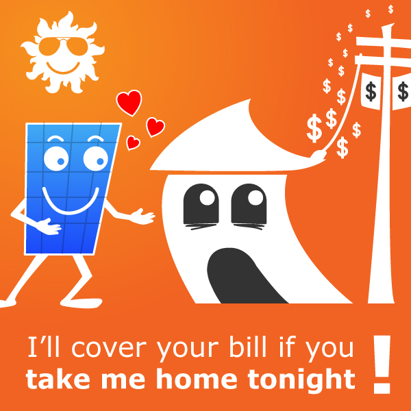 I'll cover your bill if you take me home tonight!
